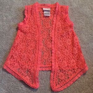 Little Lass coral vest - Toddler
